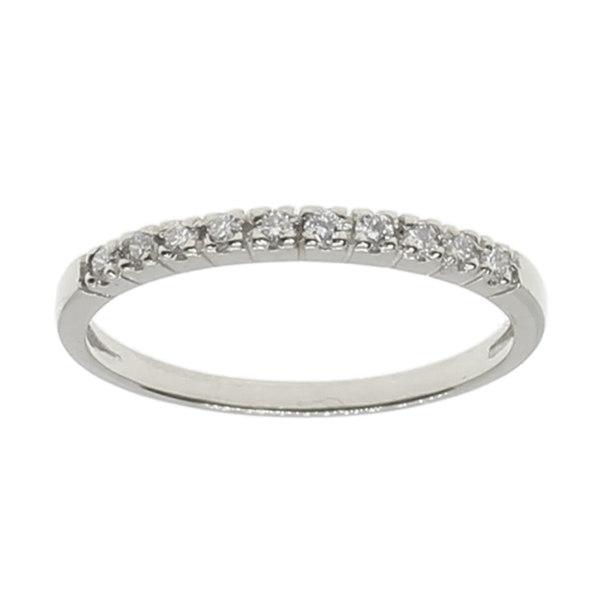 Anillo oro blanco 18k con brillantes N8905W 