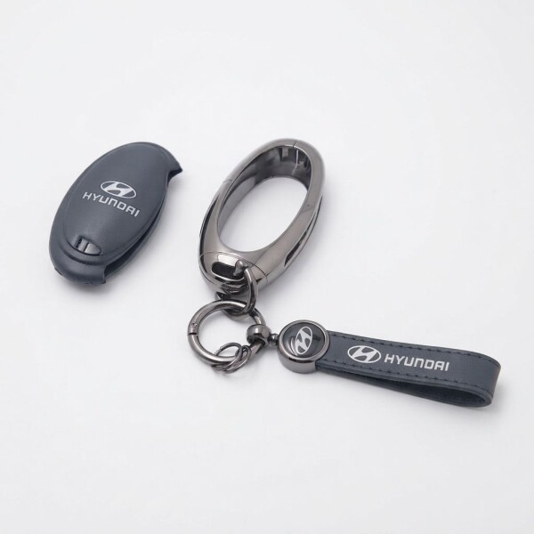 Llavero Para Hyundai Creta - Tucson - Kona Color Negro Llavero Para Hyundai Creta - Tucson - Kona Color Negro