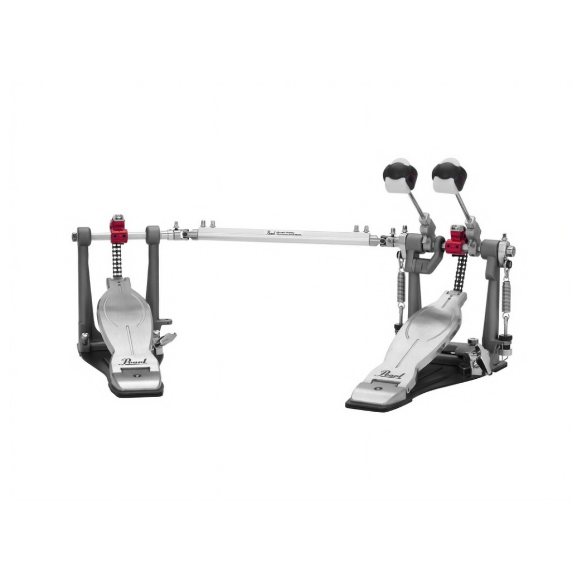 Pedal Doble Bombo Pearl P032r Eliminator Rojo 
