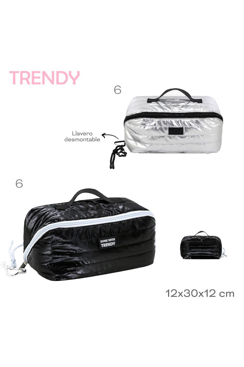 Necessaire Trendy Plateado