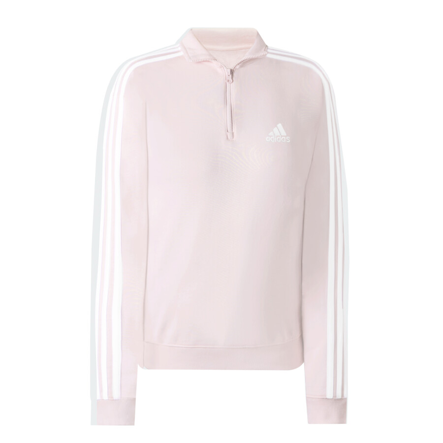 Buzo de Mujer Adidas Essentials Zip 3 RosaBlanco