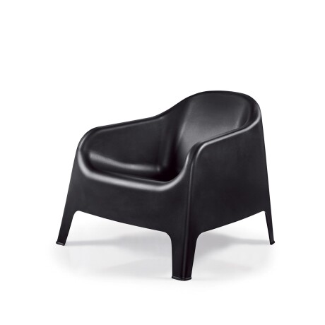 BUTACA EXTERIOR POLIPROPILENO NEGRO SKARPO