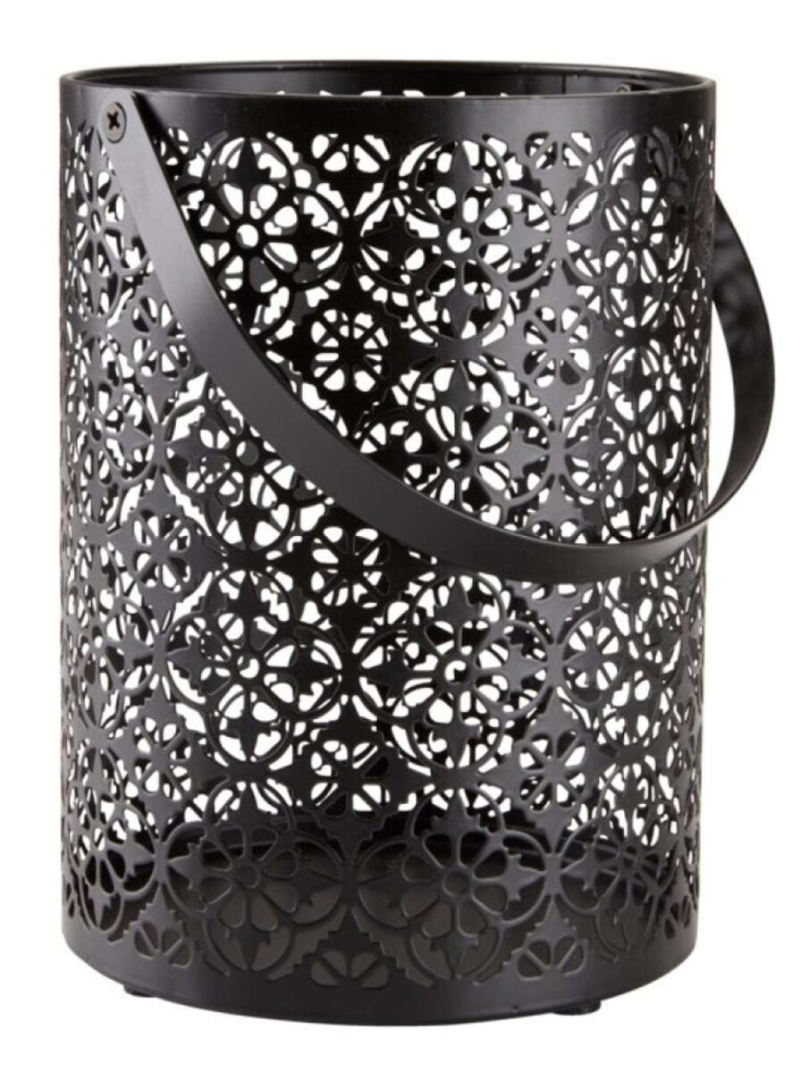 Portavelas Heimir Ø15Xh20 Cm - Negro 