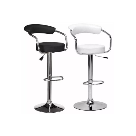 Taburete Kai Ideal para Bar C/Respaldo Negro