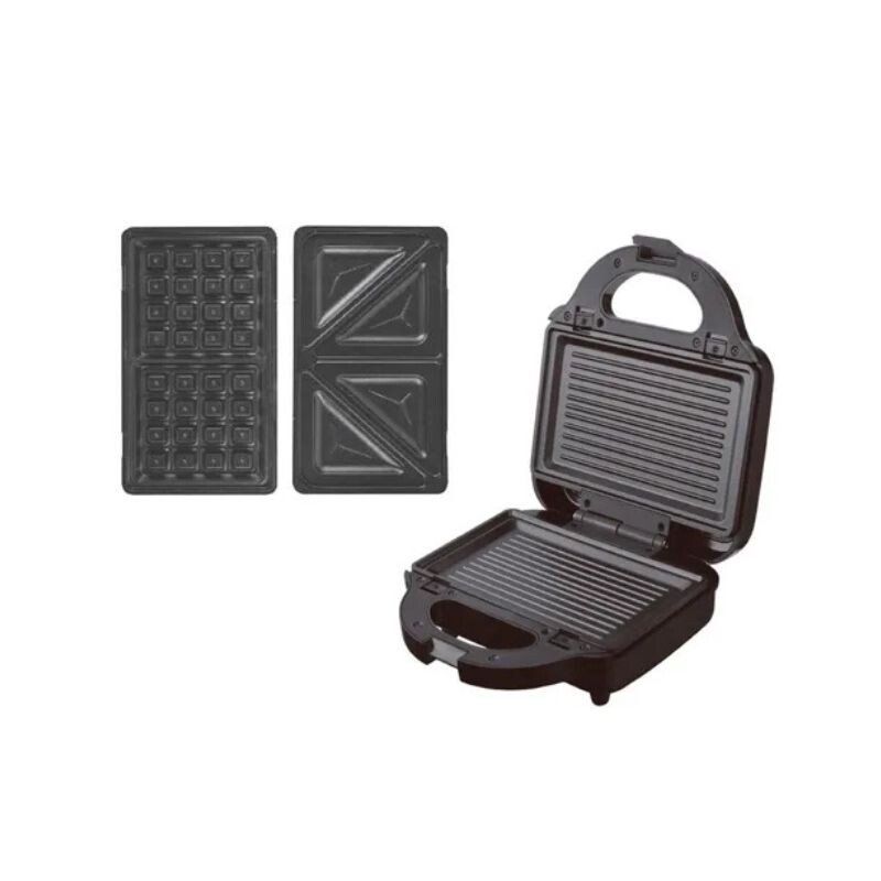 SANDWICHERA GRILL WAFLERA 3 EN 1 ROTEL Blanco