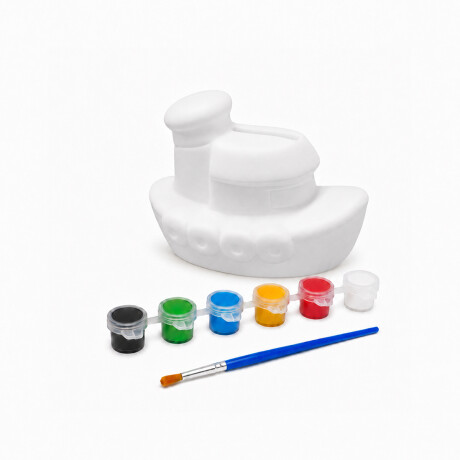 Set de Pinturas y Pieza Barco