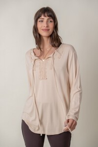 REMERA CENTELLA Beige
