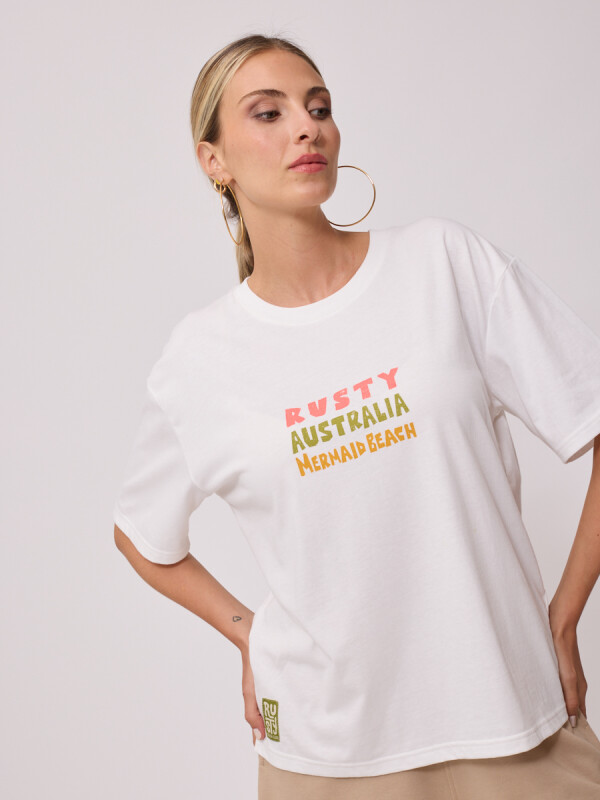 T-SHIRT TAKILA RUSTY Blanco