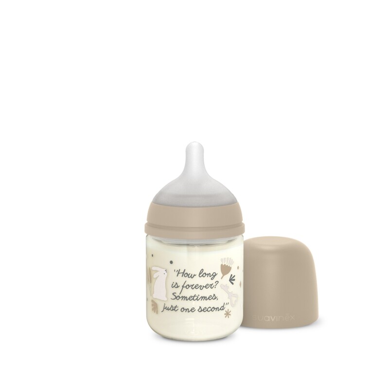 Mamadera Suavinex Vidrio 120ml Fisio 0-3m F/s Beige Mamadera Suavinex Vidrio 120ml Fisio 0-3m F/s Beige