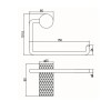 Portarrollo SIGNATURE brushed nickel Portarrollo Signature Brushed Nickel