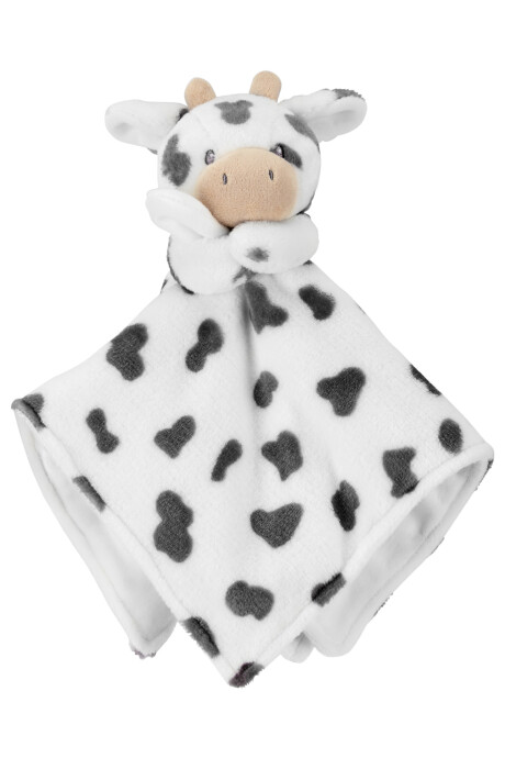 Peluche de apego, diseño vaca Sin color