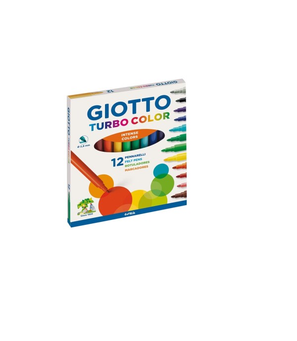 MARCADOR FINO GIOTTO COLOR X 12 S/C