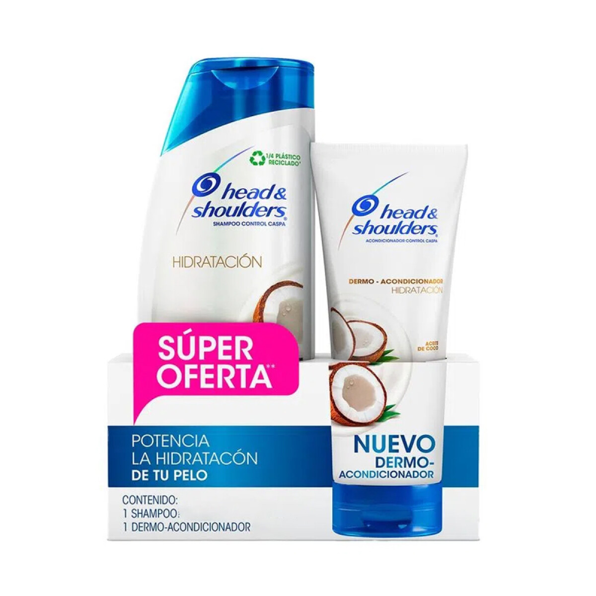 HEAD & SHOULDERS Pack SH 375ml + Aco 150ml regalo - HidrataciÃ³n 