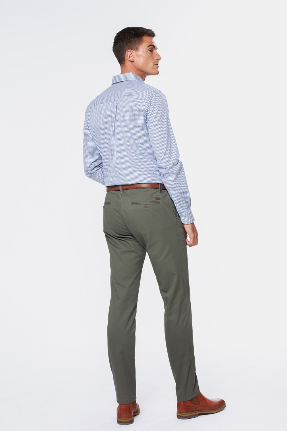 PANTALÓN CLÁSICO Verde Oscuro