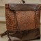 Mochila Zip Croco