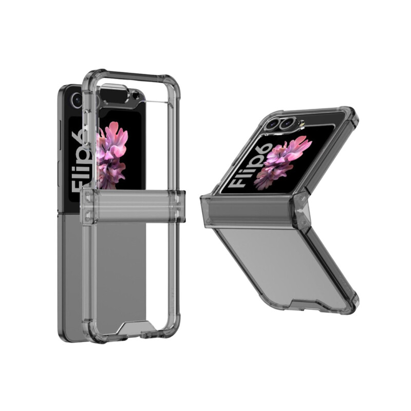 Protector para Samsung Galaxy Z Flip6 negro transparente Protector Para Samsung Galaxy Z Flip6 Negro Transparente