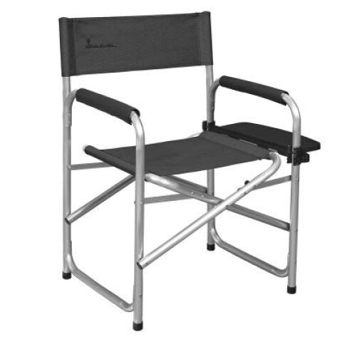 Silla plegable director con mesa F305 NEGRO
