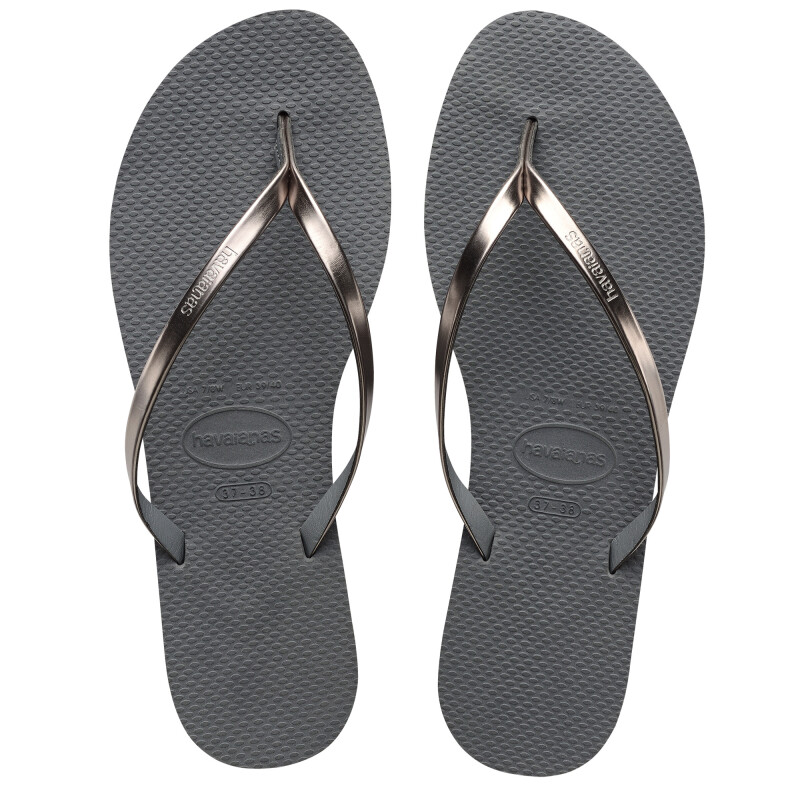 Sandalias de Mujer Havaianas You Metalic Gris - Metalizado