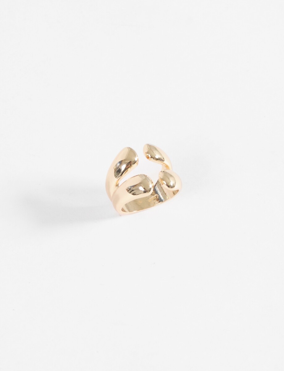 Anillo bold - dorado 