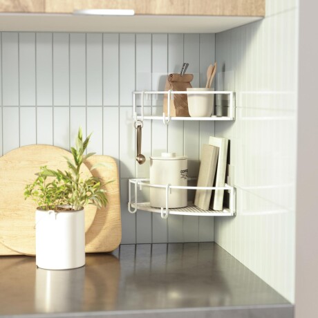 ORG DUCHA ESQUINERO METAL BLANCO 1018616