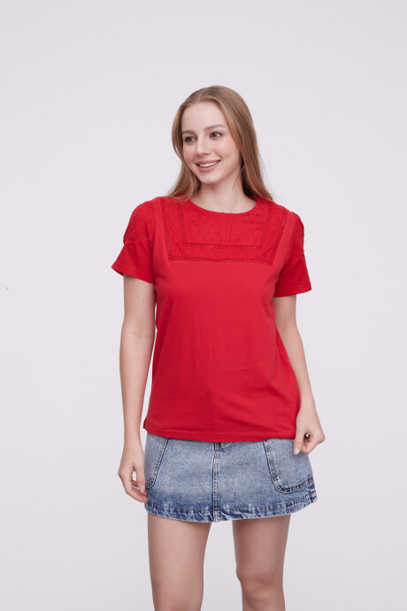 Remera Arboletes Rojo