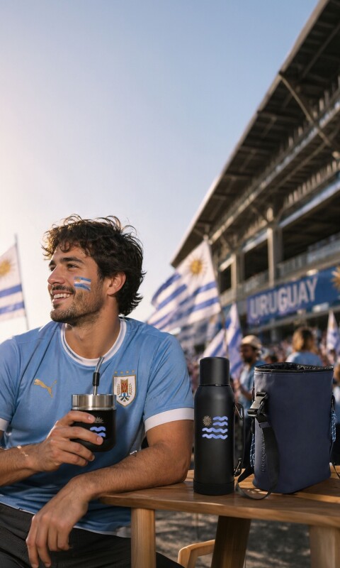 KIT MATERO URUGUAY ISLANDIA NEGRO