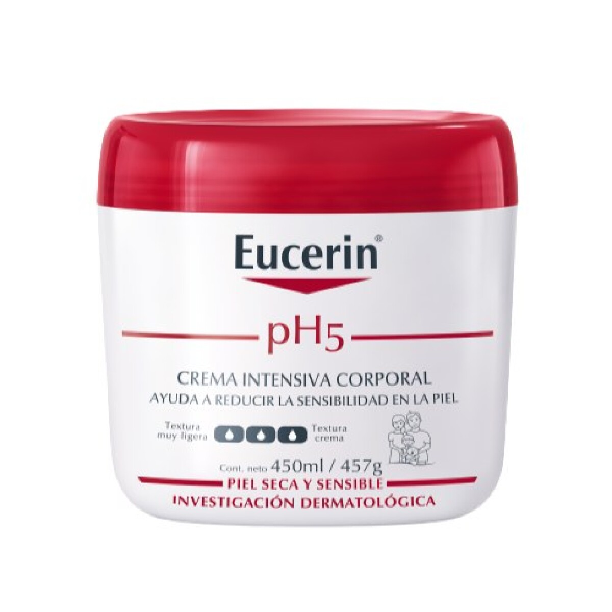 Eucerin Ph5 Crema Intensiva Piel Muy Seca 450ml – Hidratación Profunda