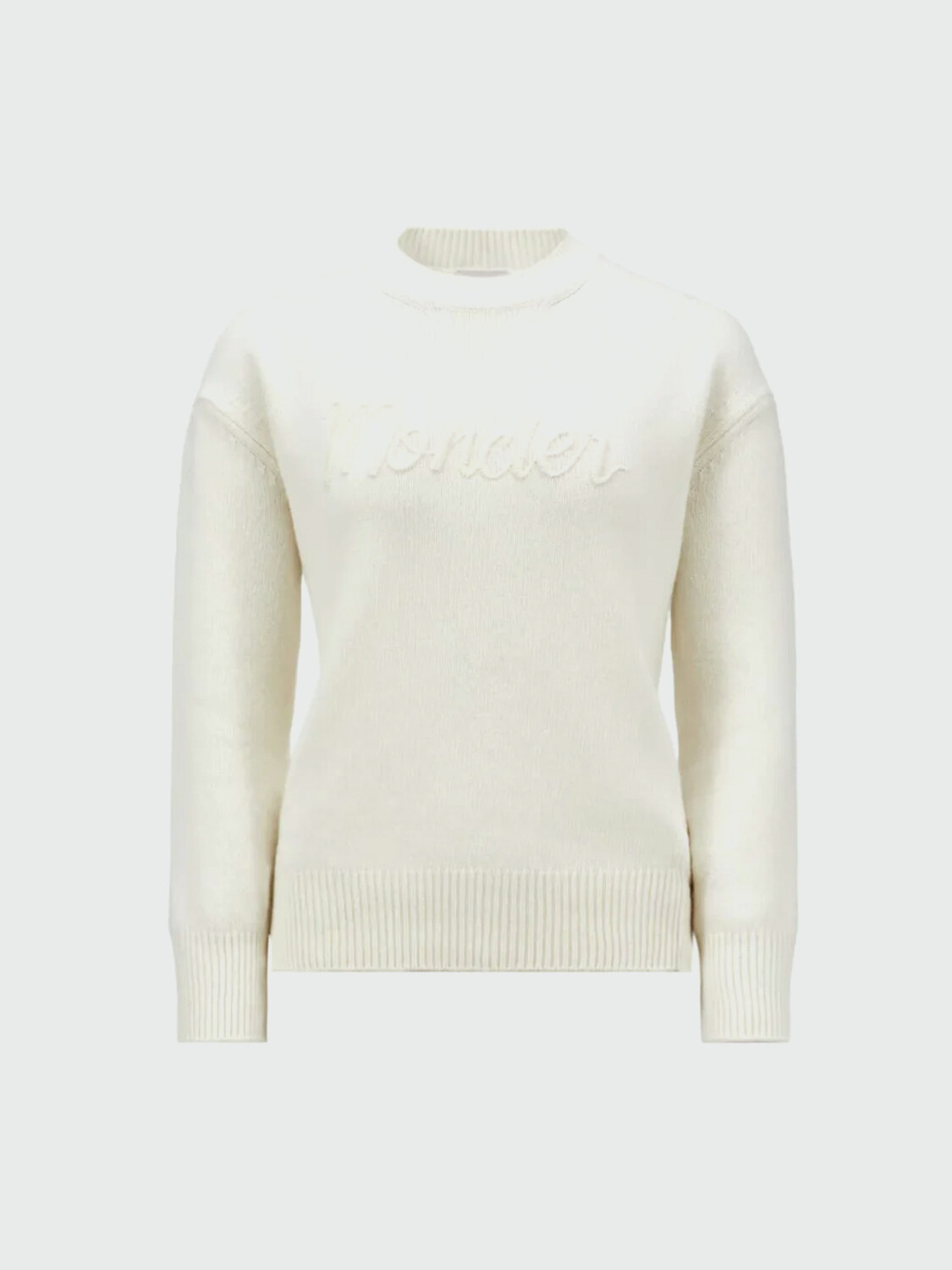 Moncler - Buzo de Lana y Cachemira Bordado 35