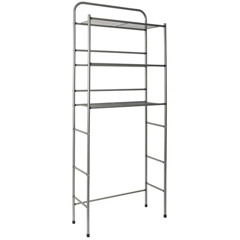 Mueble sobre inodoro Sensei D´Acqua 3 estantes Plateado