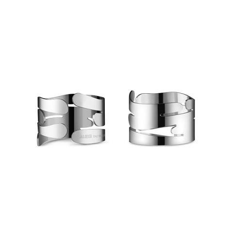 ALESSI BARKRING SET 2 SERVILLEREROS INOX ALESSI BARKRING SET 2 SERVILLEREROS INOX