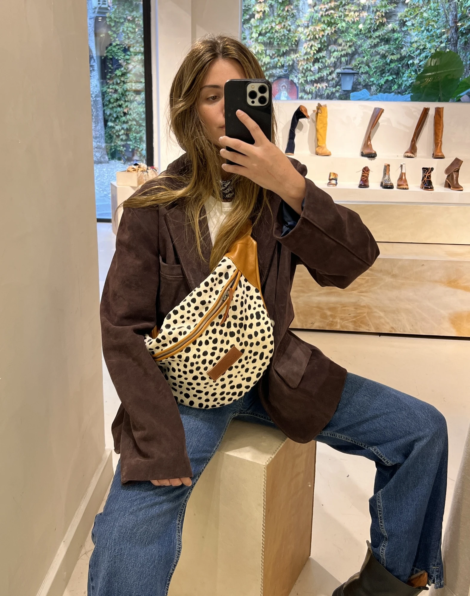 Leather Fanny Pack XL