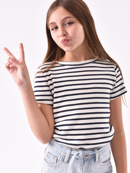 REMERA GUILLERMINA STRIPE VARIANTE 1
