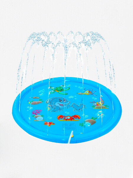 FUENTE INFLABLE AZUL