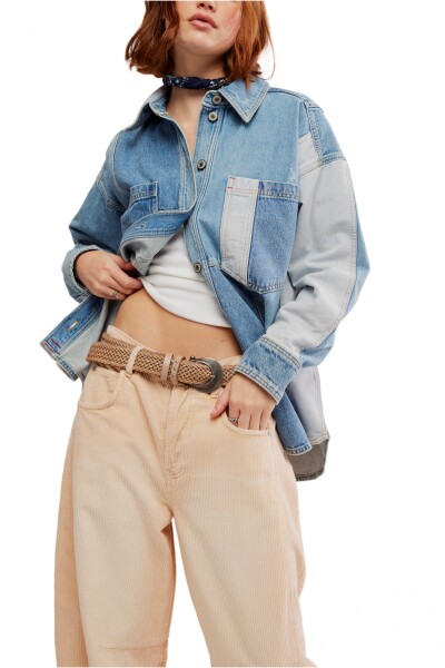CAMISA DENIM MOUNTAIN ROADS Azul