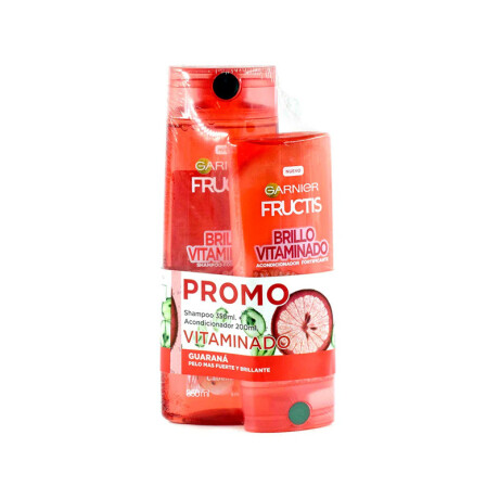 Pack Fructis Shampoo Brillo 350ml + Acondicionador 200ml – Cabello Luminoso Pack Fructis Shampoo Brillo 350ml + Acondicionador 200ml – Cabello Luminoso