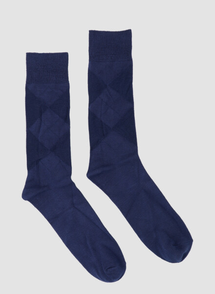 Medias de modal lisas Azul