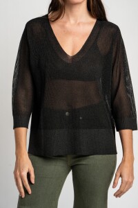 Sweater Lurex Negro
