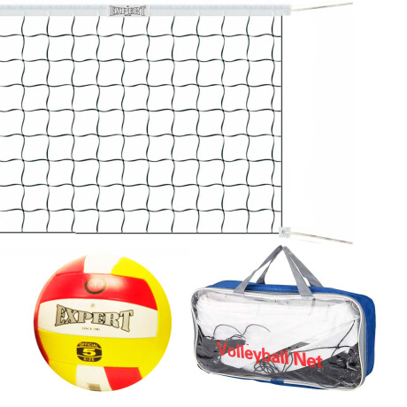 Red De Volley Profesional 9.6m + Linga Acero + Pelota Red De Volley Profesional 9.6m + Linga Acero + Pelota