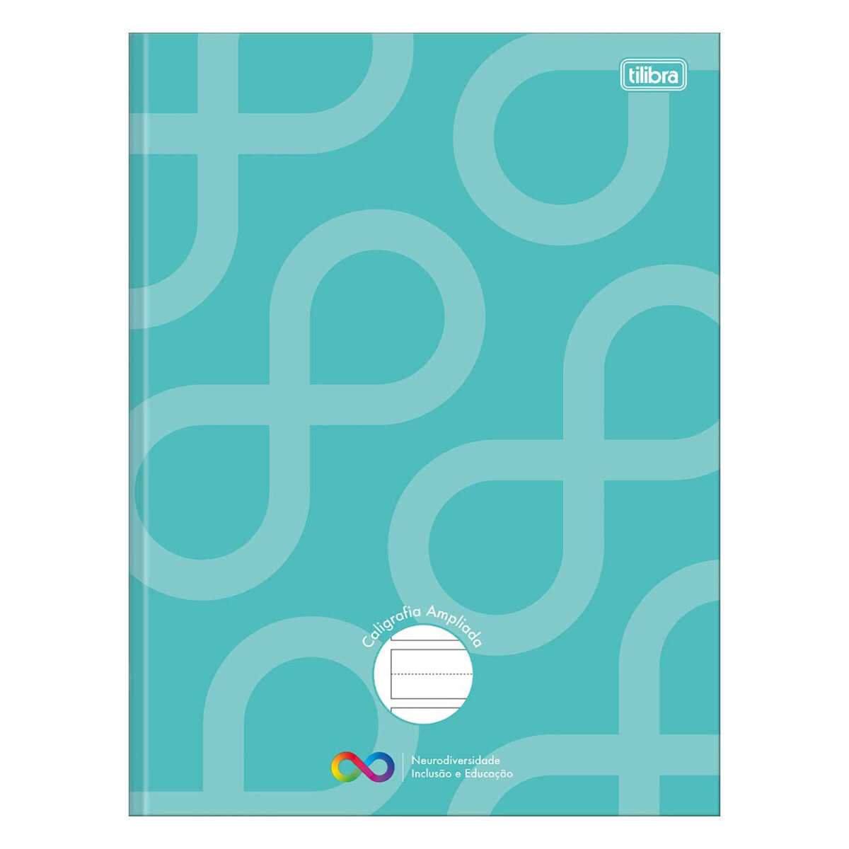 Cuadernola Tilibra Neurodiversidad 40 hojas Caligrafia Ampliada - Verde Agua 