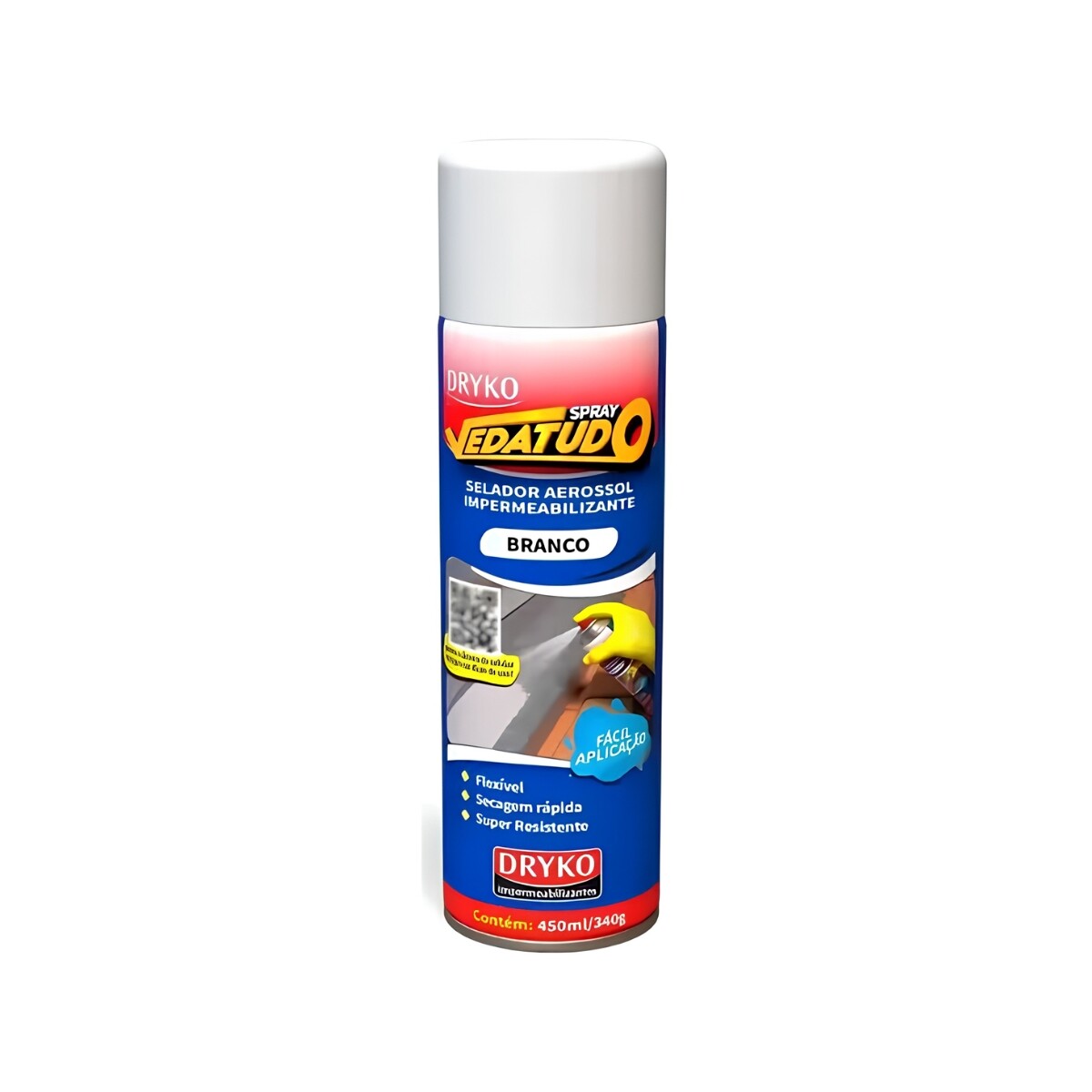 AEROSOL CAUCHO IMPERMEABILIZANT DRYKO 400ML - Blanco 