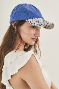 Gorra Lavada Print Azul