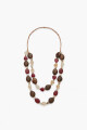 Collar multicolor chocolate