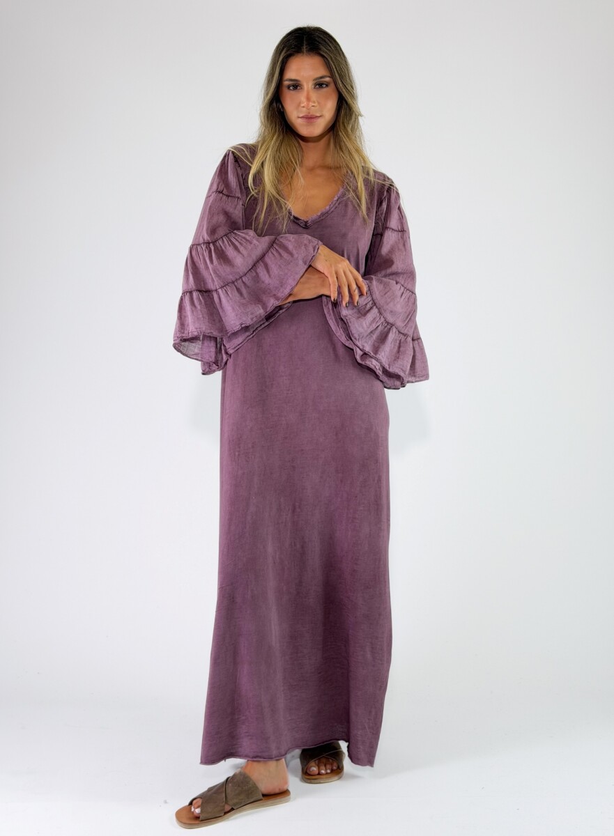 VESTIDO KUTA - PURPURA 