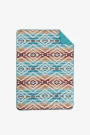 Recycled Poly Packable Throw Turquesa
