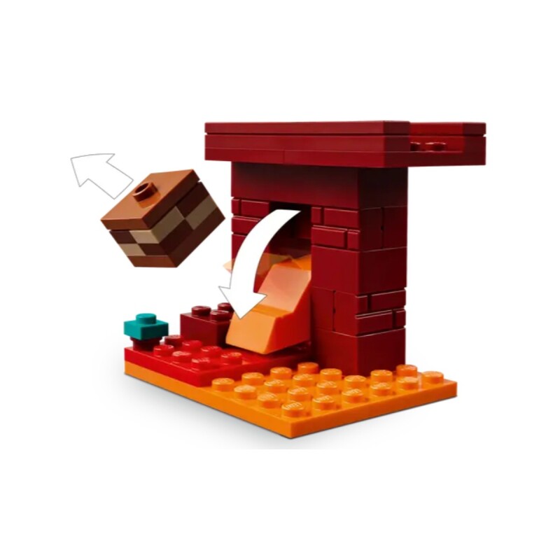 LEGO Minecraft La Batalla de la Lava del Nether 99 Piezas LEGO Minecraft La Batalla de la Lava del Nether 99 Piezas
