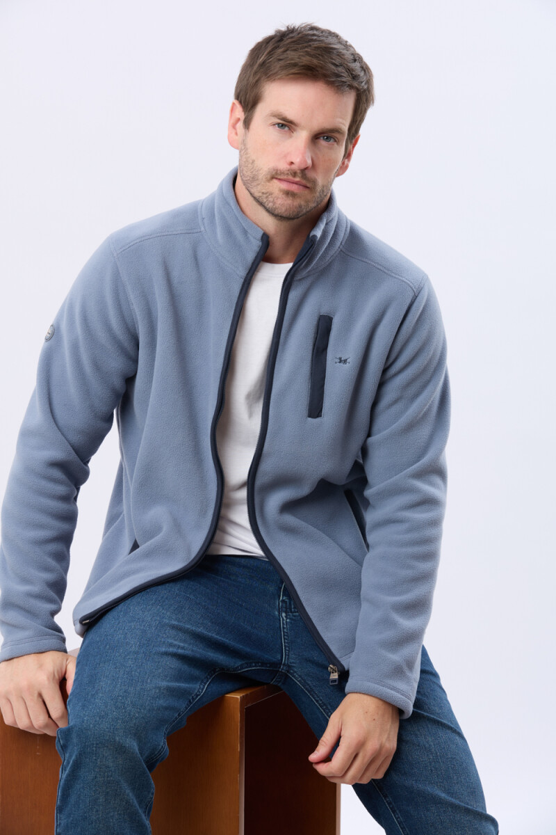 CAMPERA POLAR DE ABRIGO - Piedra 