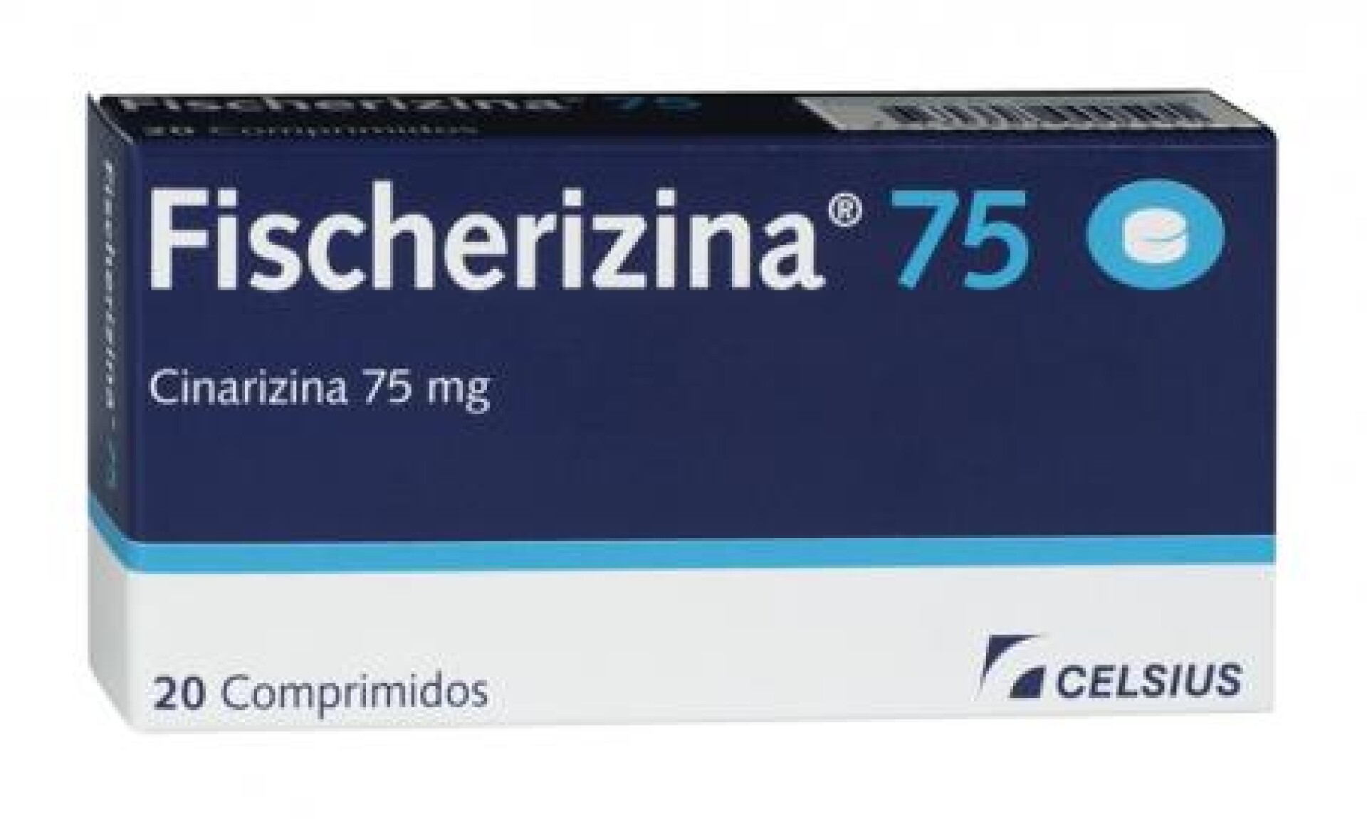 Fischerizina 75mg 20 Comprimidos 
