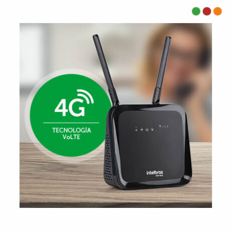 Red Inal Router 4G WiFi Tel vía SIM 32 ICW 4002 INTELBRAS 4946