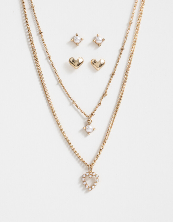 Bijouterie Set Premium Gold Bijouterie Set Bañada En Oro - Dorado