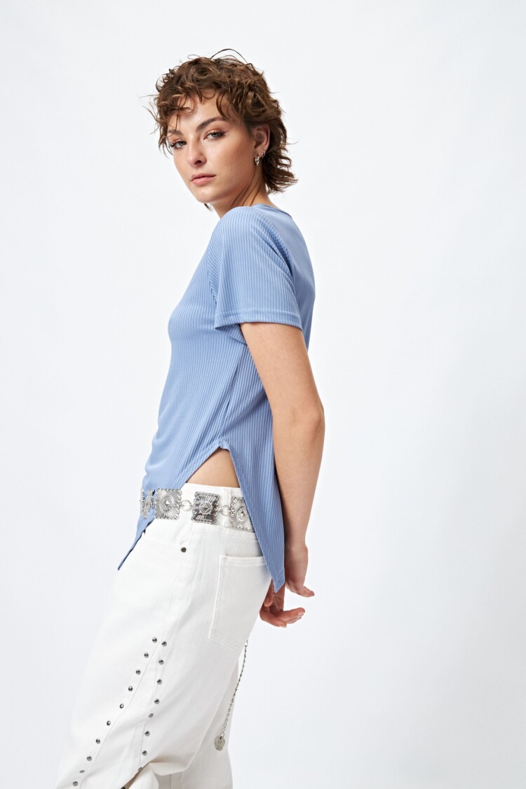 TOP LILET Azul Lavado